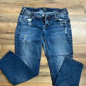 Silver jeans